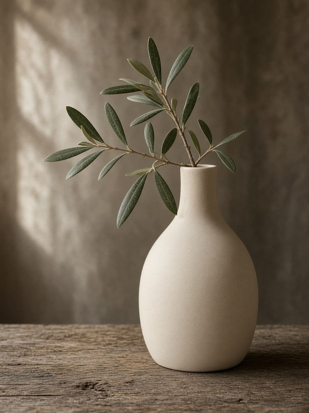 A generated still life of a ceramic bottle